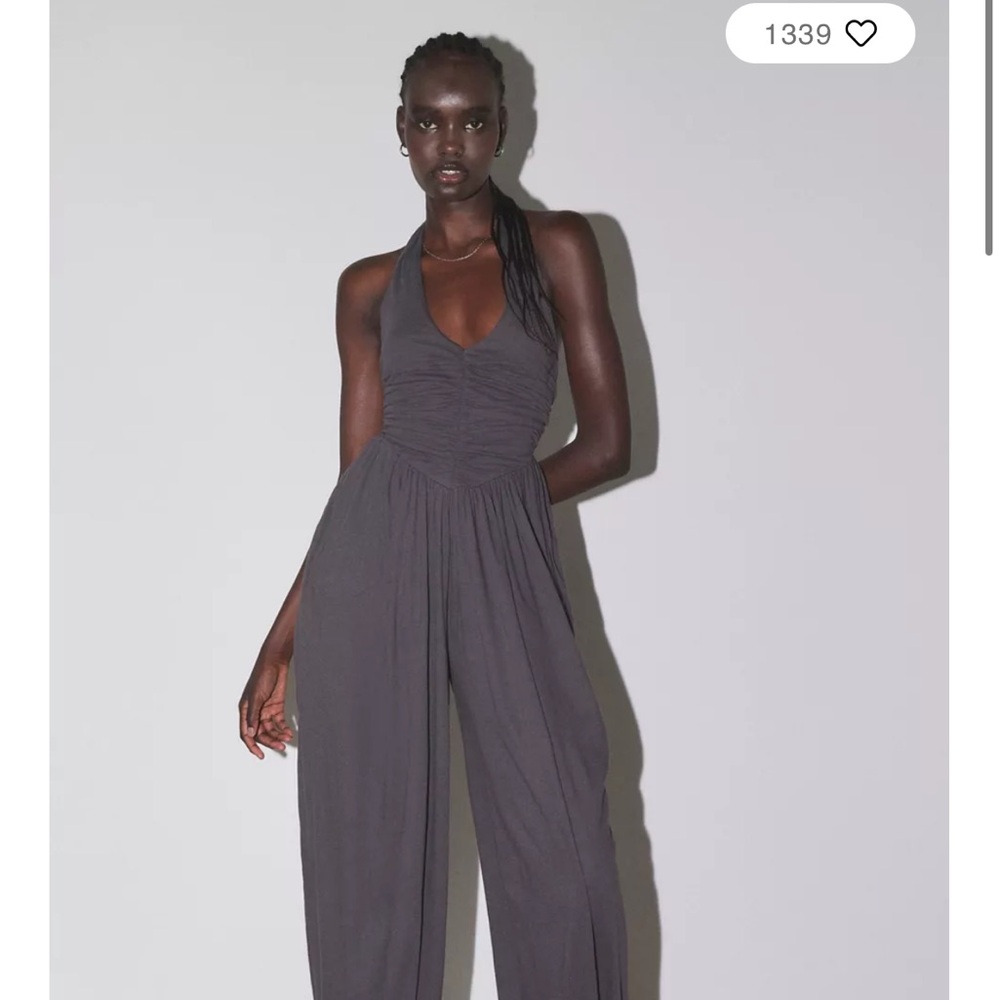 NWT Out From Under Beach To Bar Halter Jumpsuit